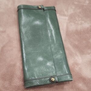 Green Leather Wallet